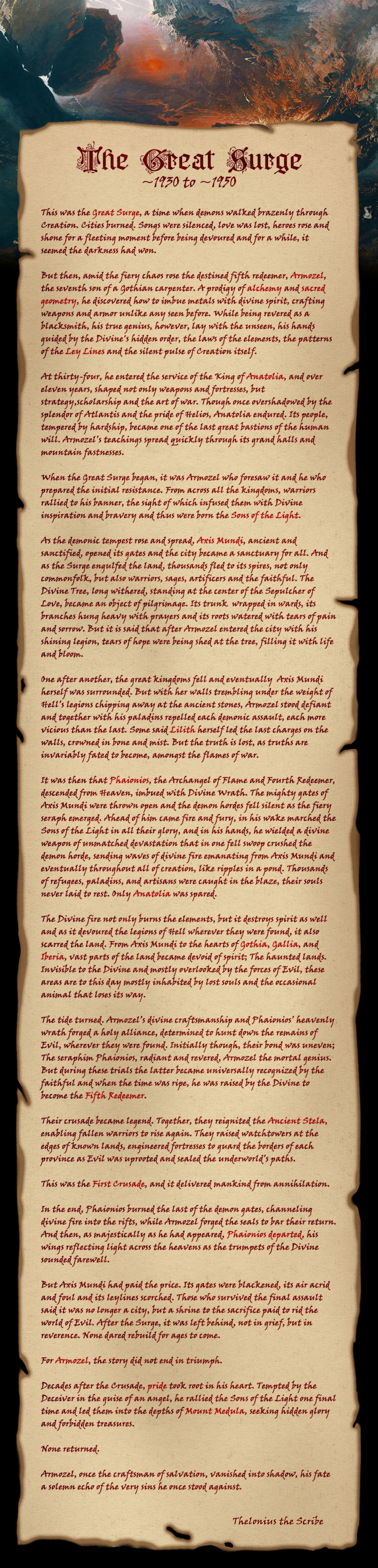 Thelonius, The Great Surge (III.1)